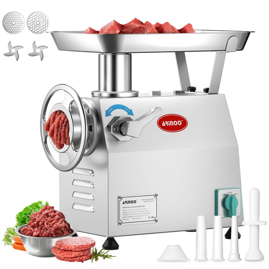 Arinoo #22 Meat Grinder Machine - 1.2 HP