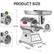 Arinoo AL #12 Electric Meat Grinder - 110V, 0.9 HP