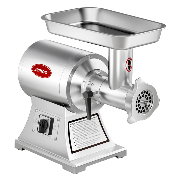 Arinoo AL #8C Electric Meat Grinder - 110V, 0.6HP