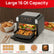 Arinoo 16 Qt Air Fryer Toaster Oven Combo