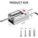 Arinoo Manual Horizontal Sausage Stuffer 3L – Stainless Steel