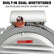 Arinoo 8.5" Electric Meat Slicer – 110V, Sliver