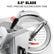 Arinoo 8.5" Electric Meat Slicer – 110V, Sliver
