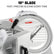 Arinoo 10" Electric Meat Slicer – 110V, Sliver