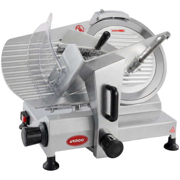 Arinoo 12" Electric Meat Slicer – 110V, Sliver