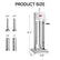 Arinoo 7L Vertical Sausage Stuffer – 2-Speed, Stainless Steel